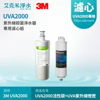 在飛比找樂天市場購物網優惠-【3M】UVA2000 專用替換濾心組 3CT-F021-5