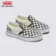 【VANS 官方旗艦】Classic Slip-On 中童款黑白棋盤格滑板鞋