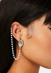 Taking Wing Cuff Earrings