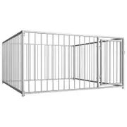 vidaXL Outdoor Dog Kennel Dog Crate Animal House Pet Cage Garden Backyard