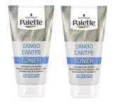 Schwarzkopf Palette Toner ASHY BLONDE Silver 150 mL/5.07 fl oz x (2 Pack)