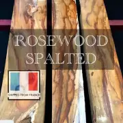 ROSEWOOD SPALTED, Rare Blanks for Crafting, Woodworking, Precious Woods. France