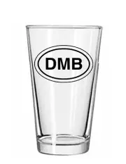 Dave Matthews Band - Rock and Roll 16 oz Pint Beer Tumbler Tea Glass 3