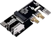 GeeekPi Micro HDMI to HDMI Multi-Function Adapter with PCIe 3.0x1 M.2 NVMe 2230/2242 for Raspberry Pi 5
