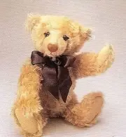 STEIFF MILLENIUM TEDDY BEAR EAN 670374 DARK BLONDE MOHAIR LIMITED EDITION