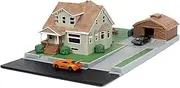 Jada 1:24 Scale Fast & Furious Nano Dom Toretto's House Display Diorama with 2 Cars