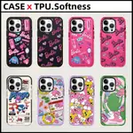 CASETIFY【芭比】軟矽膠 TPU 手機殼適用於 IPHONE 15 PRO MAX 15 PLUS PINGO 粉