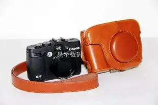 相機套適用于佳能G15 G16相機包G16專用 G15相機皮套斜挎復古皮套攝像機相機包
