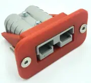 T RED Anderson Plug flush Mount Cover Bracket SB50 countersunk bolts inc Grey