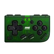 IINE Mini Retro Ananke Game Controller with Turbo function & Interchangeable Joystick and D-pad Multi-platform Semi-tran