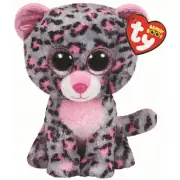TY Beanie Boos - TASHA the Leopard (Glitter Eyes) (Medium 9 inch) - MWMTs