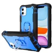 MCC Stylish Shockproof iPhone 11 Case Cover Apple iPhone11 Heavy Duty [Black+Blue]