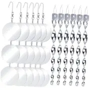 Bird Scare Devices, 3.9 Inch Large 18PCS Reflective Discs Set + 6PCS Bird