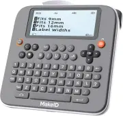 E1 Portable Label Maker - Bluetooth Compatible Thermal Printer - QWERTY Keyboard