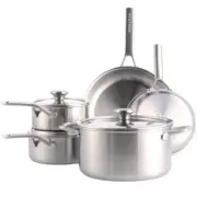 Merten + Storck Induction Cookware Pots and Pans Set Stainless Steel 8 Piece