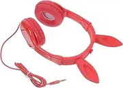 LIFKICH Comfortable Cat Ear Headphones for Boys and Girls Wired Over Ear Headset Led and Gaming