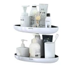 Ecoco 2x Bathroom Corner Shower Shelf Corner Shower Caddy Shower Storage Organiz