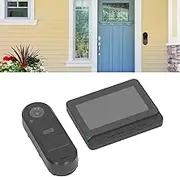 Video Doorbell WiFi Wireless Doorbell Camera, Two Way Intercom, HD 8MP Camera, 4.3inch Screen, 170° Viewing Angle, LED Night Vision Fill Light, Visual Doorbell System