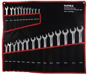 Sunex Tool 9917Mpra 25 Piece Metric Full Polished V-Groove Combination Wrench