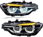Car Lights Compatible for F30 F35 3 Series 2013-2019 LED Auto Headlights Assembly DRL Dynamic Signal Lamp Frontlight Accessories Upgrade