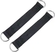 DINHEAROM 2Pcs Gymnastic Ring Belt Straps for Strength Training Durable Exercise Grips for Pull Up Bars Portable Fitness Equipment Accessories for Home Workouts
