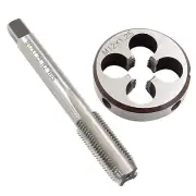 M12 x 1.25 HSS Metric Thread Tap and Die Set Right Hand Machine Thread Tap an...