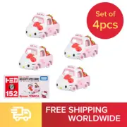 Takara Tomy Tomica Dream No.152 Hello Kitty Apple Carrying Mini car Toy 4pcs Set