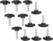WESIEVYA 10Pcs Microphone Clamp Screws for Stand Easy Install Mic Clip Screws for Home Professional Use Mechanism for Various Mic