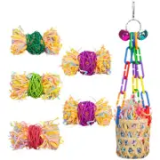 Daily Use Hanging Small Bird Toys Chewing Parrot Bird Parakeet