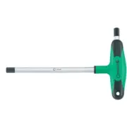 T-Handle Hexagon Key Wrench With Two Tips, Chrome Vanadium, Matt Chrome Plate...