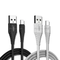 在飛比找Yahoo奇摩購物中心優惠-HANG Micro USB QC3.0/4.0 耐彎折3A