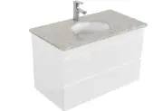 750*460*550mm DM750 Wall Hung Vanity gloss white