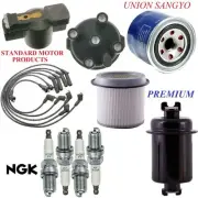 Tune Up Kit Filters Cap Wire Spark Plugs For MITSUBISHI PRECIS L4 1.5L 1991-1994