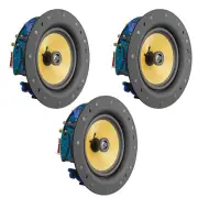 3 Pack - TDX 8" 2-Way Ceiling Wall Home Theater Speaker Flush Mount White New