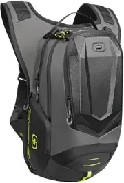 Ogio Dakar, hydration backpack , color: Black/Neon-Yellow , size: 12 L / 3 L
