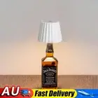 2Pcs Pridola Bottle Lamp Touch Control Rechargeable Metal Dimmable Bottle Lamp H
