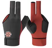 BPGRDS Bulletproof Glove Red/Black (Small) for Billiards and Pool Players