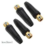 【KOOL】 2PIECES 焊接電纜接頭快速接頭 200AMP-300AMP 4- 1 35-50 SQMM