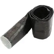 Aeroflow Aluminised Sleeve 1-5/8-2" Black Finish 1 Meter / 3 Ft - AF91-5003BLK