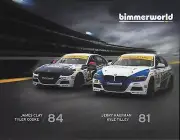 2016 CLAY, COOKE, KAUFMAN, TILLEY "BIMMERWORLD" #81/84 IMSA SERIES POSTCARD