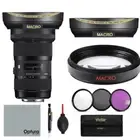 WIDE ANGLE LENS + MACRO LENS + FILTER FOR Sigma 18-35mm f/1.8 DC HSM Art Lens