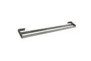 AGUZZO Montangna Stainless Steel Double Towel Rail (900mm) - Brushed Satin