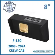 2009-2024 Crew Cab 8" Single Speaker Box Subwoofer Enclosure Sub Box