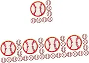 OATIPHO 5sets Small Clothes Patches Household Baseball Patches Iron-on Hat for Decorative Use 15pcs*5
