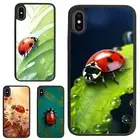 Anti Scratch forest red ladybug Ladybird For iPhone XS 11 12 13 14 15 16 Pro Max
