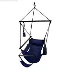 Outdoor Indoor Hammock Hanging Gravity Chair Swing 250lb Blue