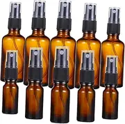 10Pcs Glass Spray Bottles Empty Travel Spray Bottles for Essential Oils Perfume Mist Refillable Glass Containers for Go Use