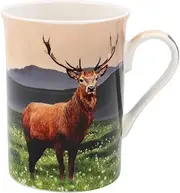 Lesser & Pavey British Designed Coffee Mug | Ceramic Coffee Mugs for Home or Work | Large Mugs for Hot Drinks | Tea and Coffee Cups (STAG Mug)
