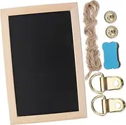 KALLORY Office Wall Cork Board Multi-Function Bulletin Board Small for Wall Wood Display