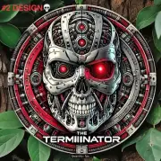TERMINATOR T2 ENDOSKELETON MOVIE #2 Metal Sign 20x20cm WALL PLAQUE MAN CAVE ART